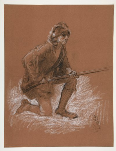 Figurenstudie für von Edwin Austin Abbey
