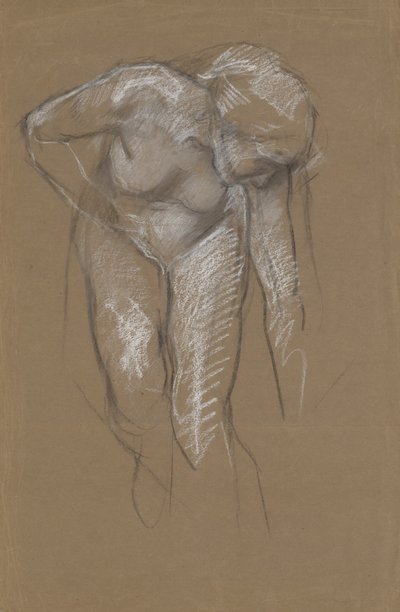 Figurenstudie für von Edwin Austin Abbey