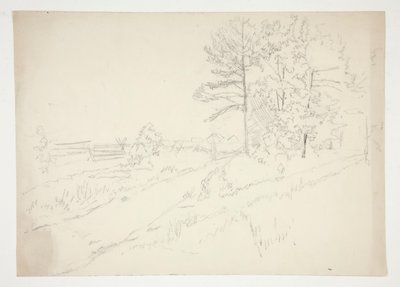 Landschaft mit durchlaufender Straße von Edwin Austin Abbey