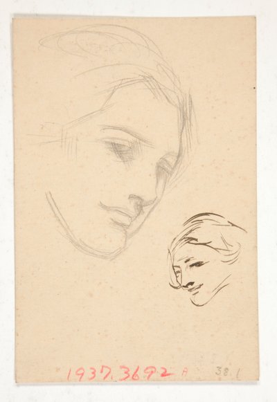 Porträt einer unbekannten Frau von Edwin Austin Abbey