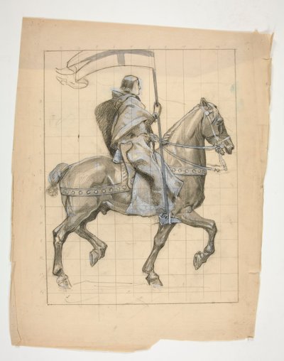 Studie für von Edwin Austin Abbey