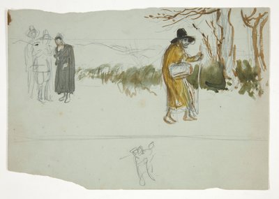 Studie für von Edwin Austin Abbey