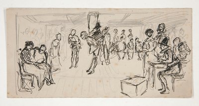 Studie für ein von Edwin Austin Abbey