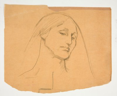 Studie einer Frau von Edwin Austin Abbey