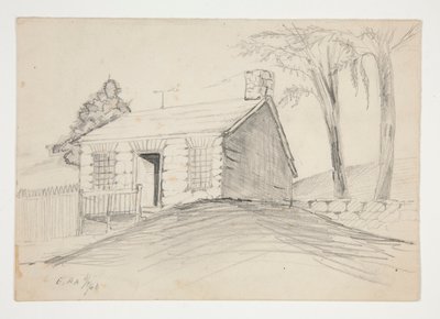 Das älteste Haus in Ellicotts Mills von Edwin Austin Abbey
