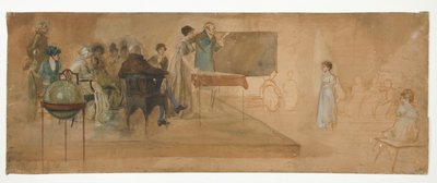 Die Rezitation von Edwin Austin Abbey