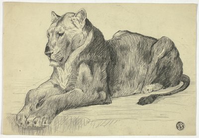 Löwin von Edwin Henry Landseer