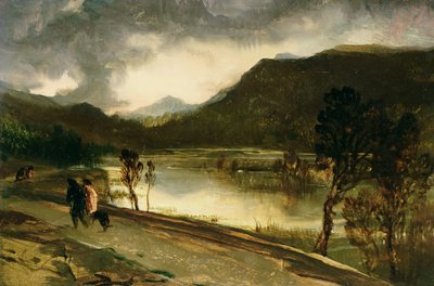 Ein Hochlandsee von Edwin Landseer