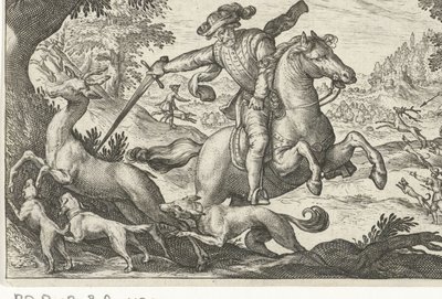 Hirschjagd von Egbert Jansz.