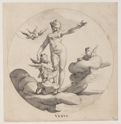 Venus, von Drei Göttinnen von Egbert van Panderen
