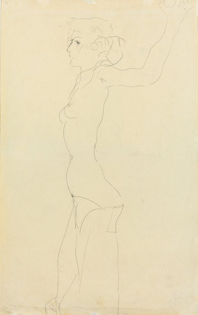 Weiblicher Akt, 1911 von Egon Schiele