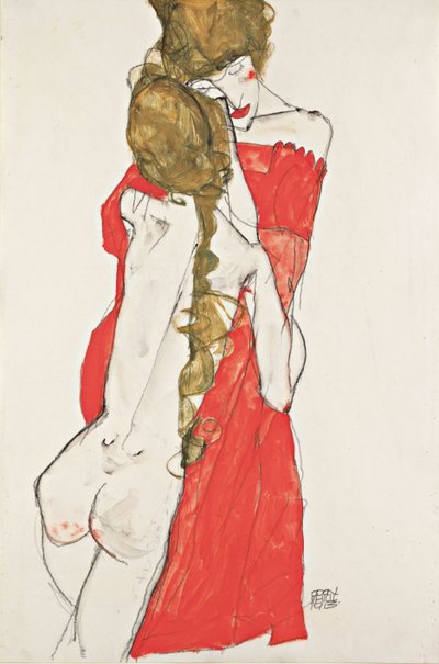 Mutter und Tochter, 1913 von Egon Schiele