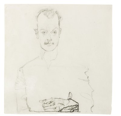 Porträt von Arthur Roessler von Egon Schiele