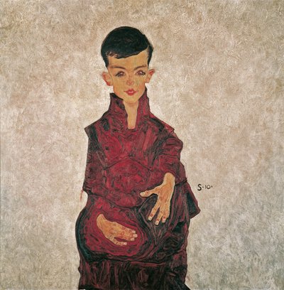 Porträt von Herbert Reiner, 1910 von Egon Schiele