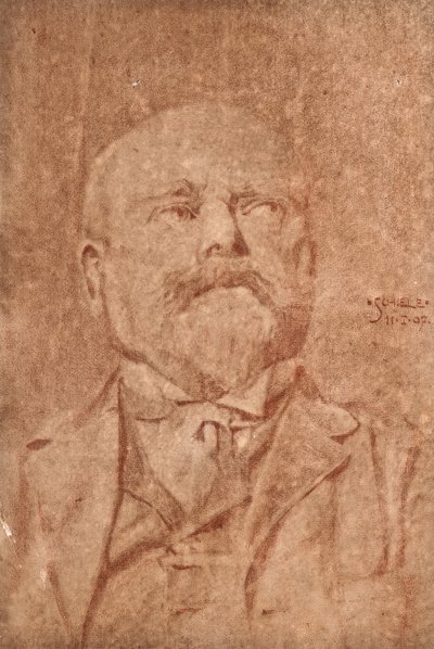 Porträt eines Mannes, 1907 von Egon Schiele