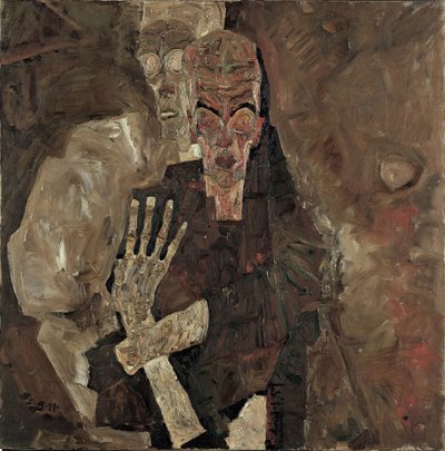 Selbstseher II (Tod und Mensch) von Egon Schiele