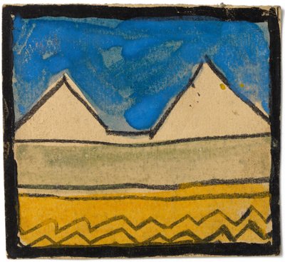 Wanddekorationsentwurf, 1918 von Egon Schiele