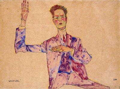 Willy Lidl, 1910 von Egon Schiele