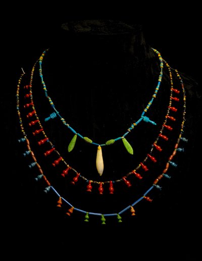 Perlenketten, Neues Reich (Faience) von Egyptian 18th Dynasty