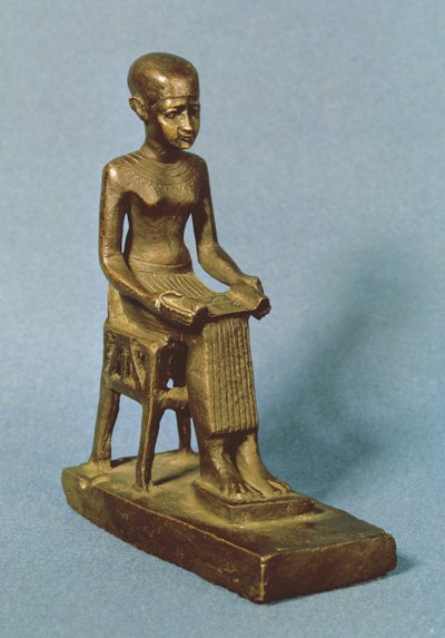 Sitzende Statue von Imhotep von Egyptian 26th Dynasty