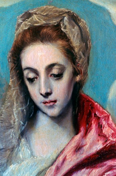 Heilige Familie mit der hl. Anna (Detail), ca. 1590-1595 von El Greco