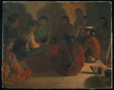 Navajo-Kartenspieler von Elbridge Ayer Burbank