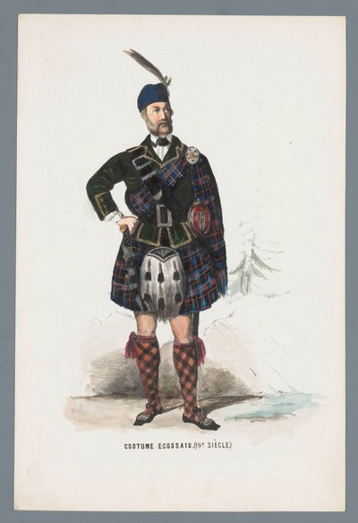 Schottisches Kostüm (19. Jahrhundert) von Elias Spanier