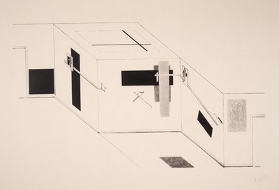 Ohne Titel von Eliezer Markowich Lissitzky
