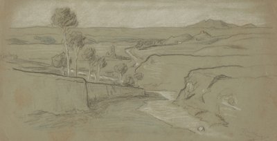 Römische Landschaft, um 1900 von Elihu Vedder