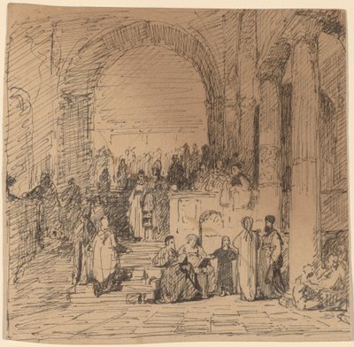 Studie nach altem Meister von Elihu Vedder