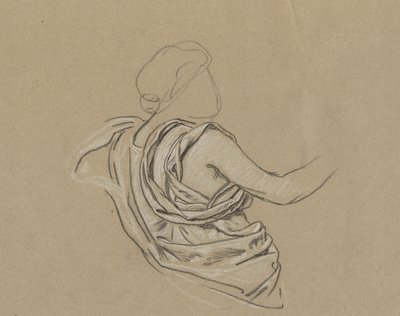 Studie für die Figur des Herbstes von Elihu Vedder