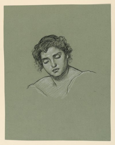 Studie für Frau von Elihu Vedder