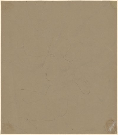 Studie eines weiblichen Aktes von Elihu Vedder