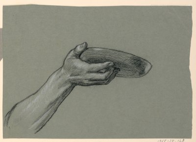 Studie eines Arms von Elihu Vedder