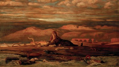 The Sphinx at the Seashore von Elihu Vedder