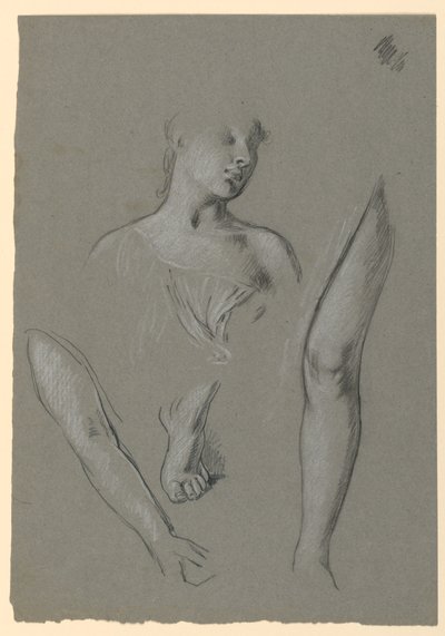 (Detail) Figurenstudien von Elihu Vedder