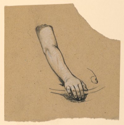 Studie von Hand bis Mitte Bizeps von Elihu Vedder