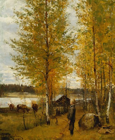 Der Viehtreiber, 1885 von Elin Danielson Gambogi