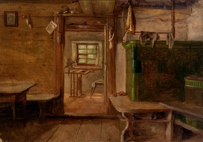 Innenansicht eines Hauses von Eliphalet Fraser Andrews