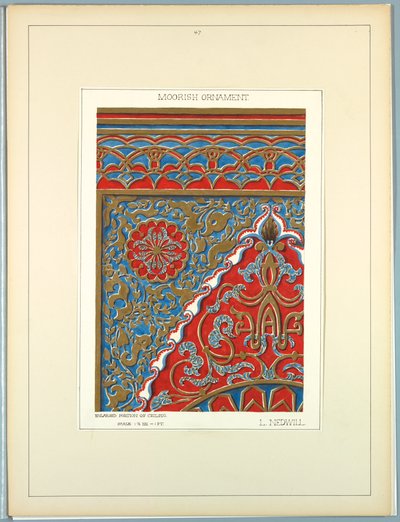 Historisches Ornament, ca. 1900 von Elizabeth A. Nedwill