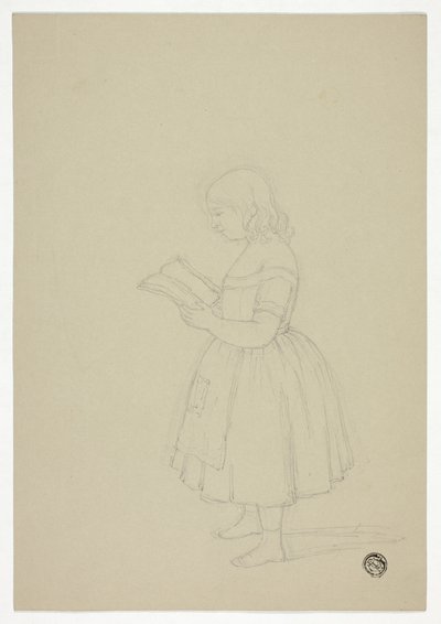 Junges Mädchen beim Lesen von Elizabeth Murray