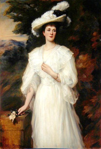Porträt von Edith, Lady Cunard von Ellis William Roberts