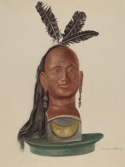 Indianerkopf von Elmer R. Kottcamp