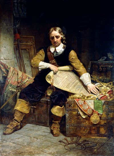 Oliver Cromwell, 1867 von Emanuel Gottlieb Leutze
