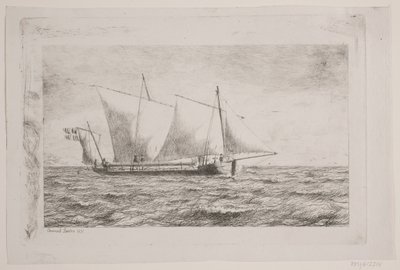 Ein Kanonenboot von Emanuel Larsen