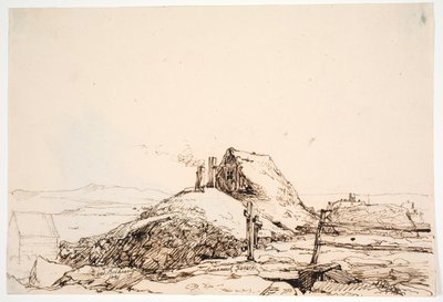 Erdhaus bei Reykjavik von Emanuel Larsen