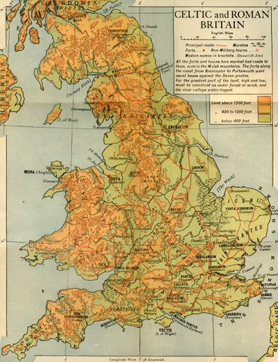 Keltisches und römisches Britannien, 1926 von Emery Walker