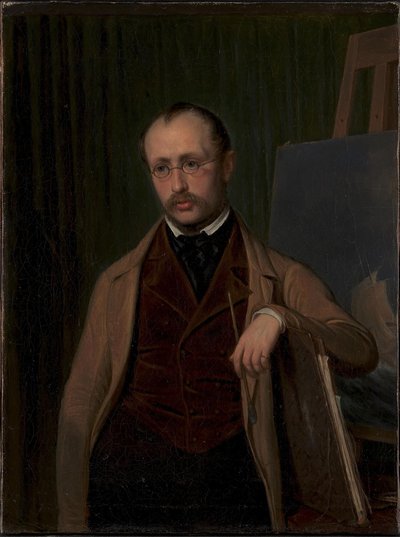 Porträt des Marinemalers von Emil Ditlev Bærentzen