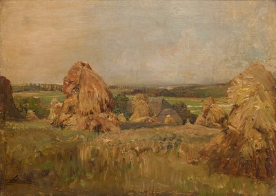 Erntemonat in Plankenberg von Emil Jakob Schindler