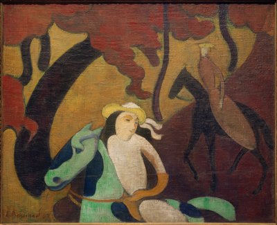 Reiterinnen auf der Robinson-Insel von Emile Bernard